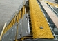 टी 6 स्टील ग्रेटिंग सीढ़ी, कम कार्बन स्टील को पीला पीले रंग के नॉनस्किड के साथ चलाती है आपूर्तिकर्ता