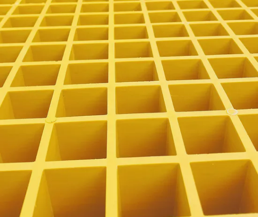 38×38×25mm Plastic Flooring Fiberglass FRP Grating