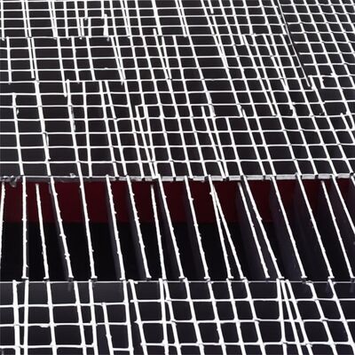 अनुकूलन योग्य प्लेटफार्म कैटवॉक के लिए गर्म डीआईपी जस्ती वेल्डेड स्टील बार ग्रिटिंग