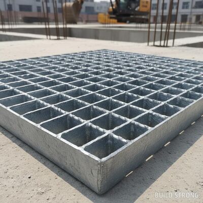 Galvanized Serrated 32x5mm Steel Grating for High Strength Walkways and Driveways